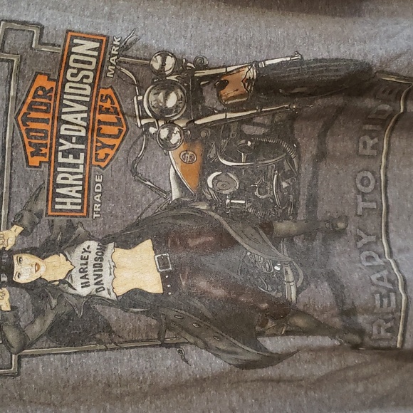 Harley Davidson Gray t shirt - Picture 2 of 3